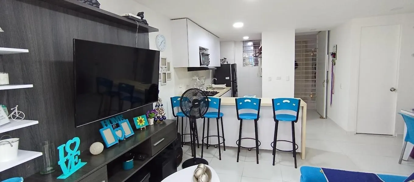 Turquesa A 5 Minutos Del Aereopuerto Daniel Lemaitre Appartement Cartagena
